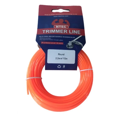 Testina per scheda di linea in nylon di grado professionale da 15 m per tagliare l'erba