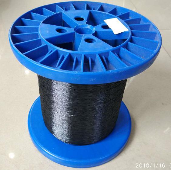 Filato monofilamento di colore nero 0,12 mm PPS per guaina intrecciata
