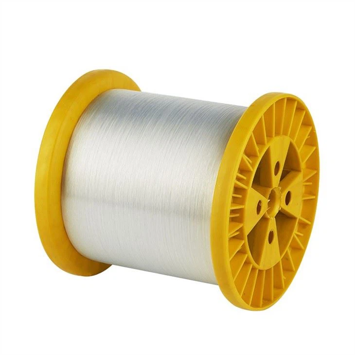 0.08mm 0.10mm 0.12mm GRS RPET Monofilament Yarn For Shoes Spacer Fabric